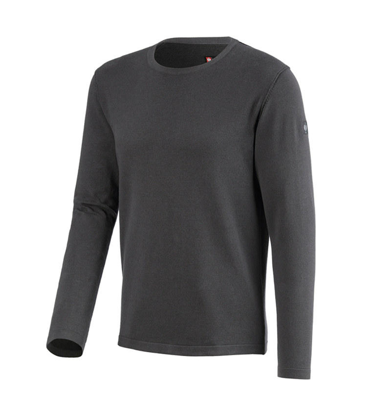 Maglie | Pullover | Camicie: Pullover in maglia e.s.iconic + grigio carbone 8