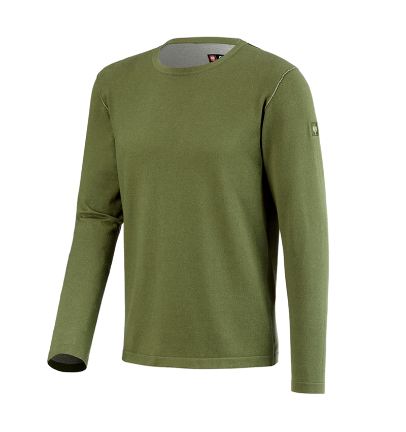 Maglie | Pullover | Camicie: Pullover in maglia e.s.iconic + verde montagna 7
