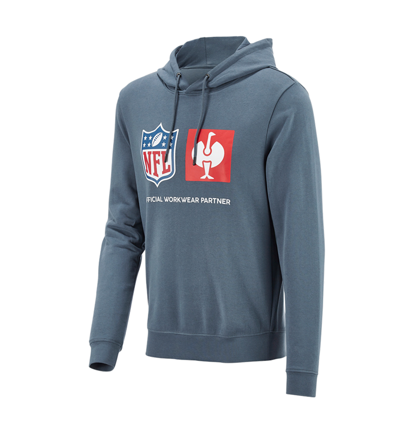 Collaborazioni: NFL Hoodie cotton + blu ossido 5