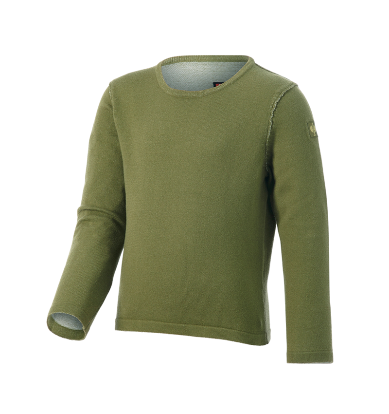 Bekleidung: Strickpullover e.s.iconic, Kinder + berggrün 5