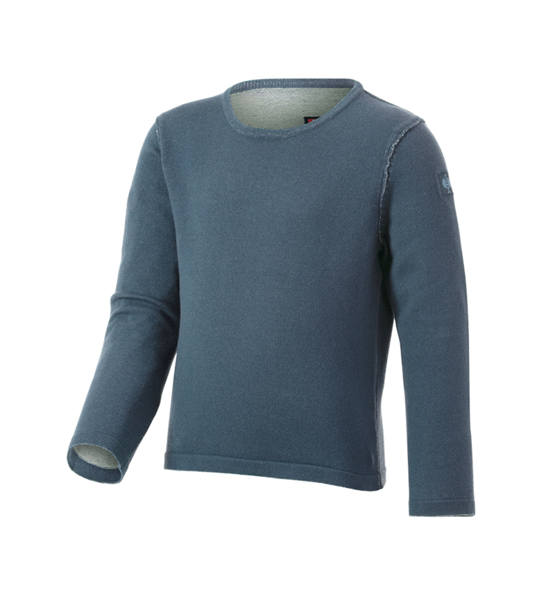 Maglie | Pullover | T-Shirt: Pullover in maglia e.s.iconic, bambino + blu ossido 8