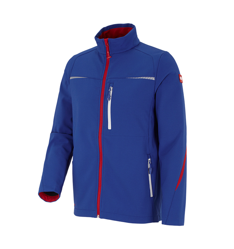 Giacche: Giacca Softshell e.s.motion 2020 + blu reale/rosso fuoco 3