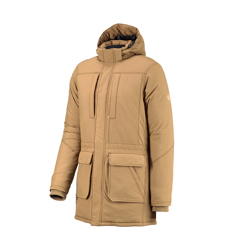 Giacche: Parka e.s.iconic + marrone mandorla 5