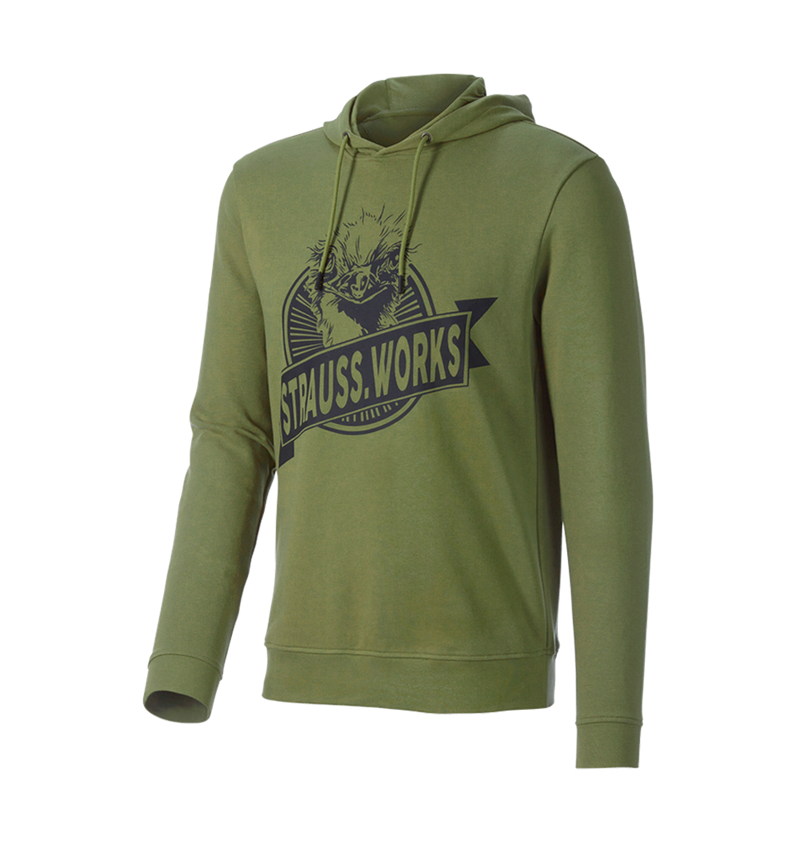 Maglie | Pullover | Camicie: Hoody-felpa e.s.iconic works + verde montagna 3