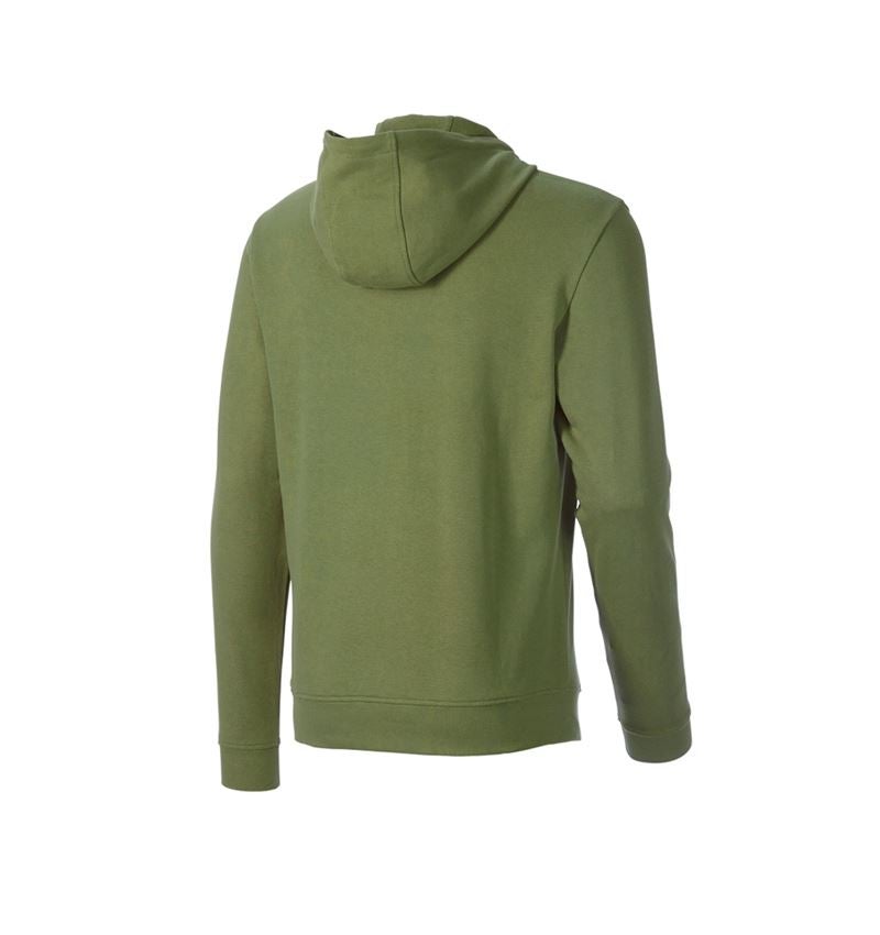 Bekleidung: Hoody-Sweatshirt e.s.iconic works + berggrün 4