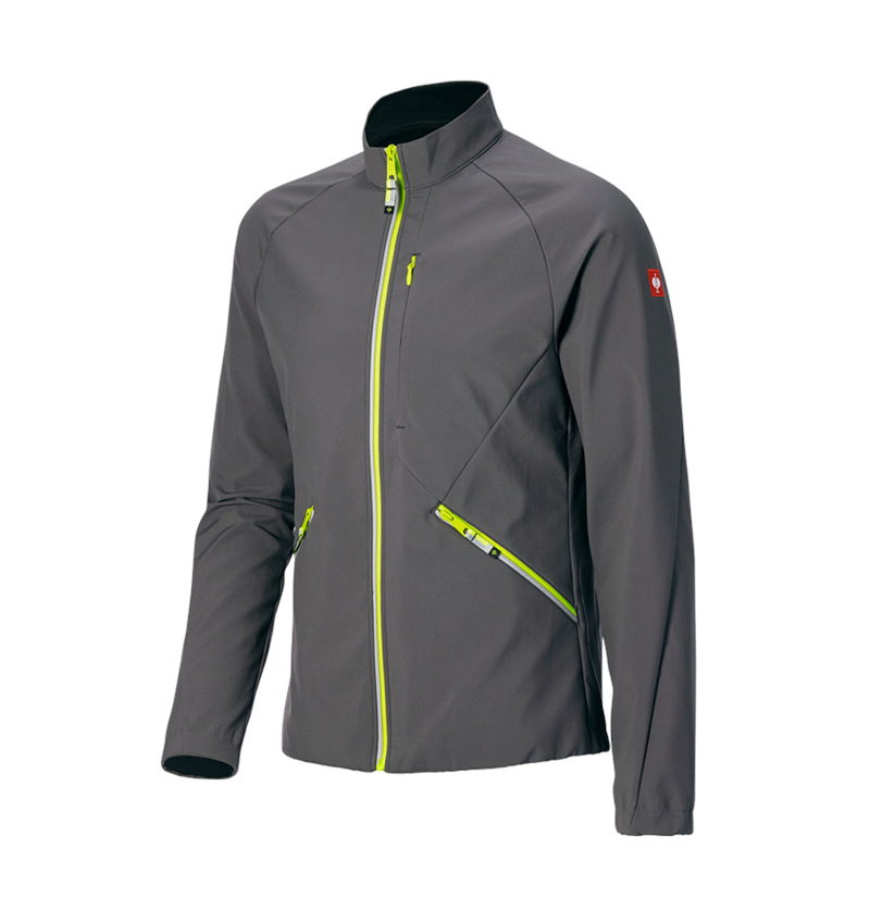 Temi: Giacca Softshell e.s.ambition + antracite /giallo fluo 7