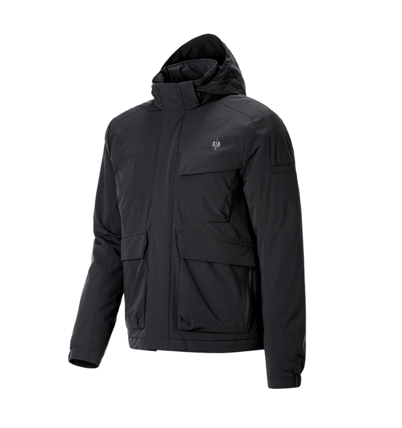 Bekleidung: Winterjacke e.s.trail + schwarz 5