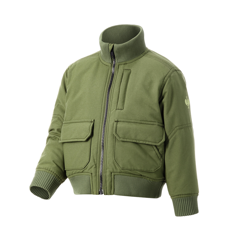 Bekleidung: Pilotenjacke e.s.iconic, Kinder + berggrün 5