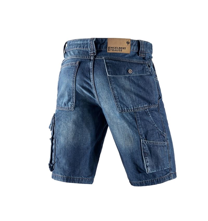 Temi: e.s. Worker-Jeans-Short + darkwashed 3