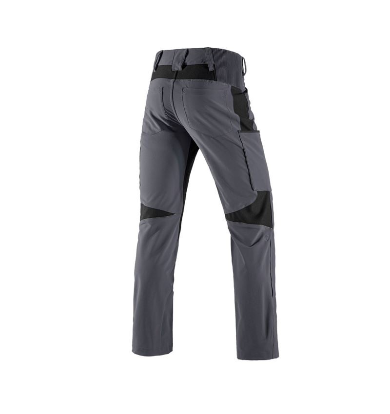 Installatori / Idraulici: Pantaloni cargo e.s.vision stretch, uomo + grigio/nero 3