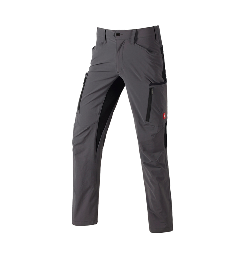 Pantaloni: Pantaloni cargo e.s.vision stretch, uomo + antracite  2
