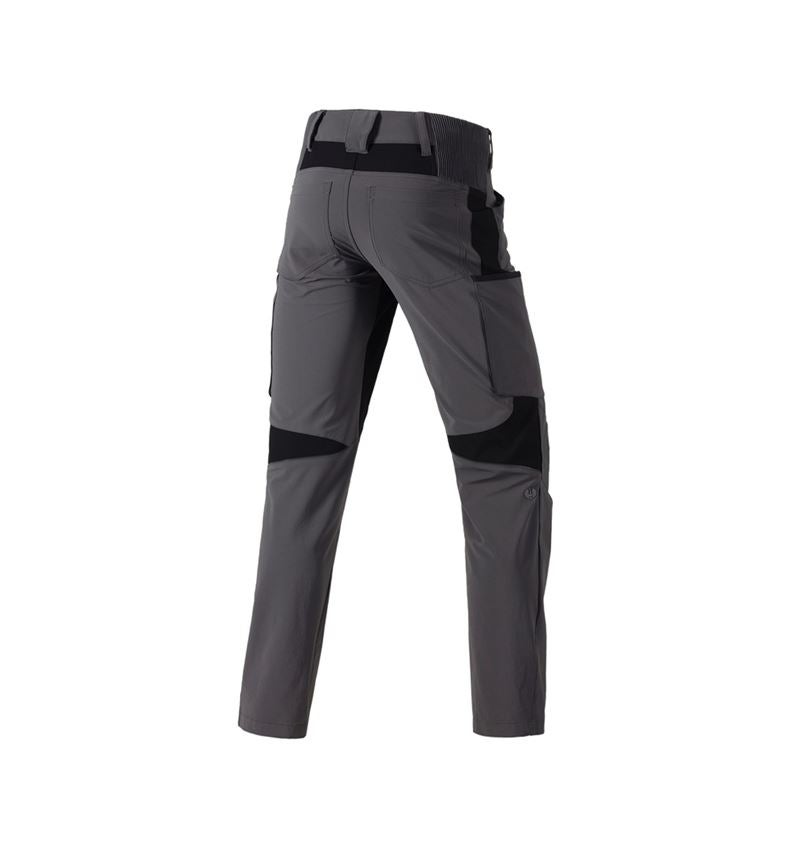 Pantaloni: Pantaloni cargo e.s.vision stretch, uomo + antracite  3