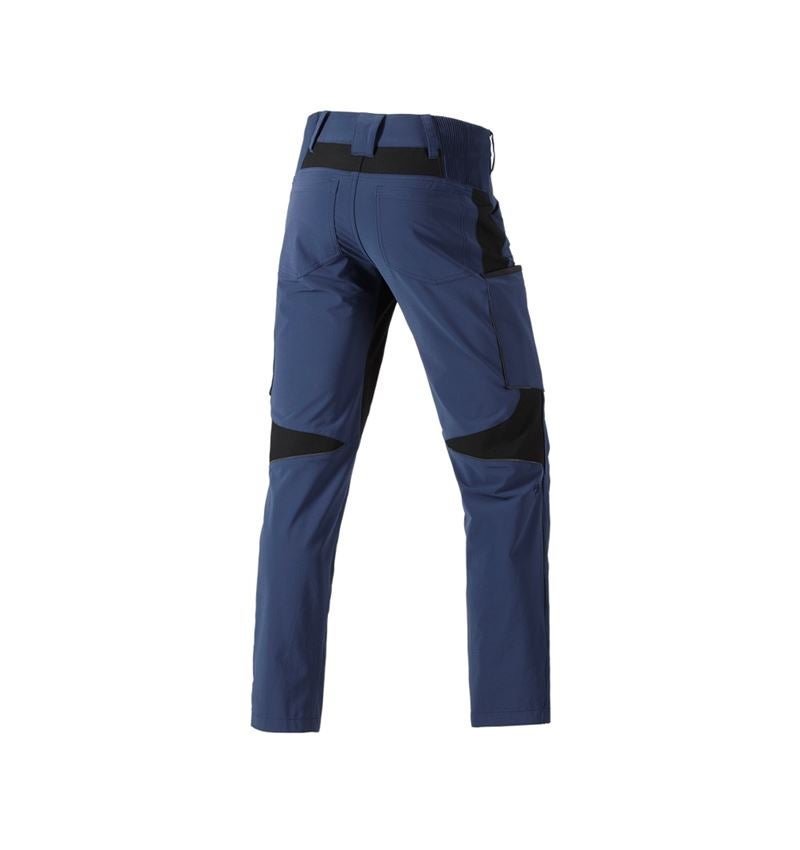 Installatori / Idraulici: Pantaloni cargo e.s.vision stretch, uomo + blu profondo 3