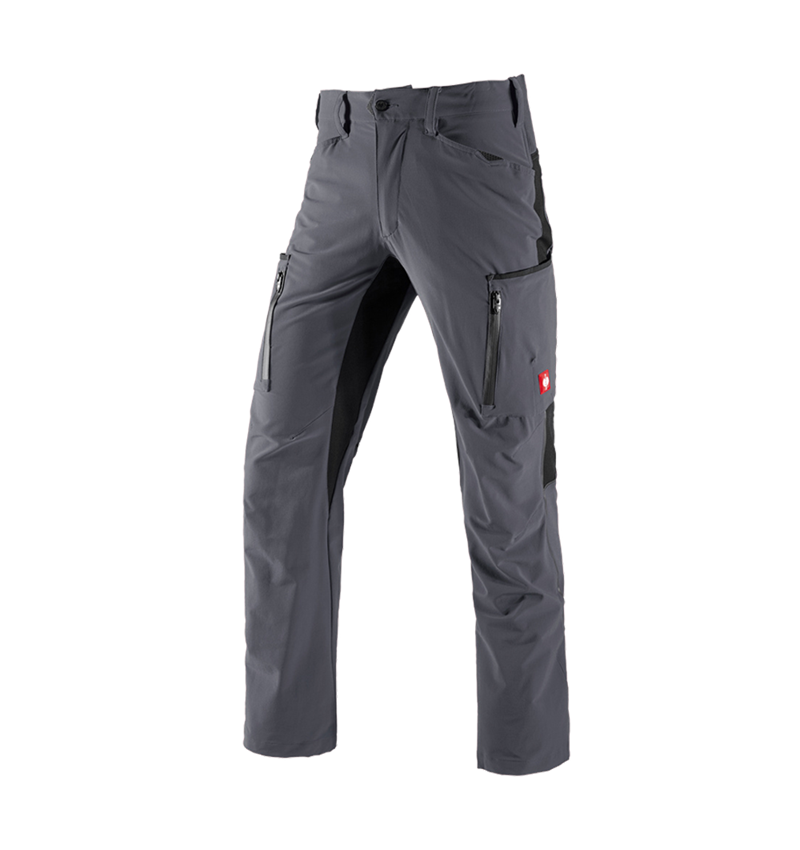 Pantaloni: Pantaloni cargo e.s.vision stretch, uomo + grigio/nero 2