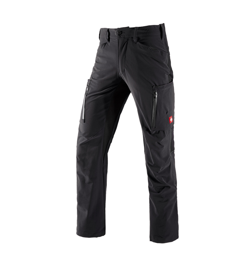Pantaloni: Pantaloni cargo e.s.vision stretch, uomo + nero 1