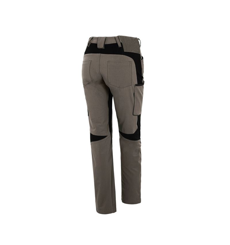 Pantaloni da lavoro: Pantaloni cargo e.s.vision stretch, donna + pietra/nero 3