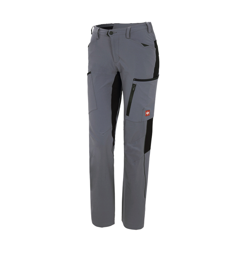 Pantaloni da lavoro: Pantaloni cargo e.s.vision stretch, donna + grigio/nero 2