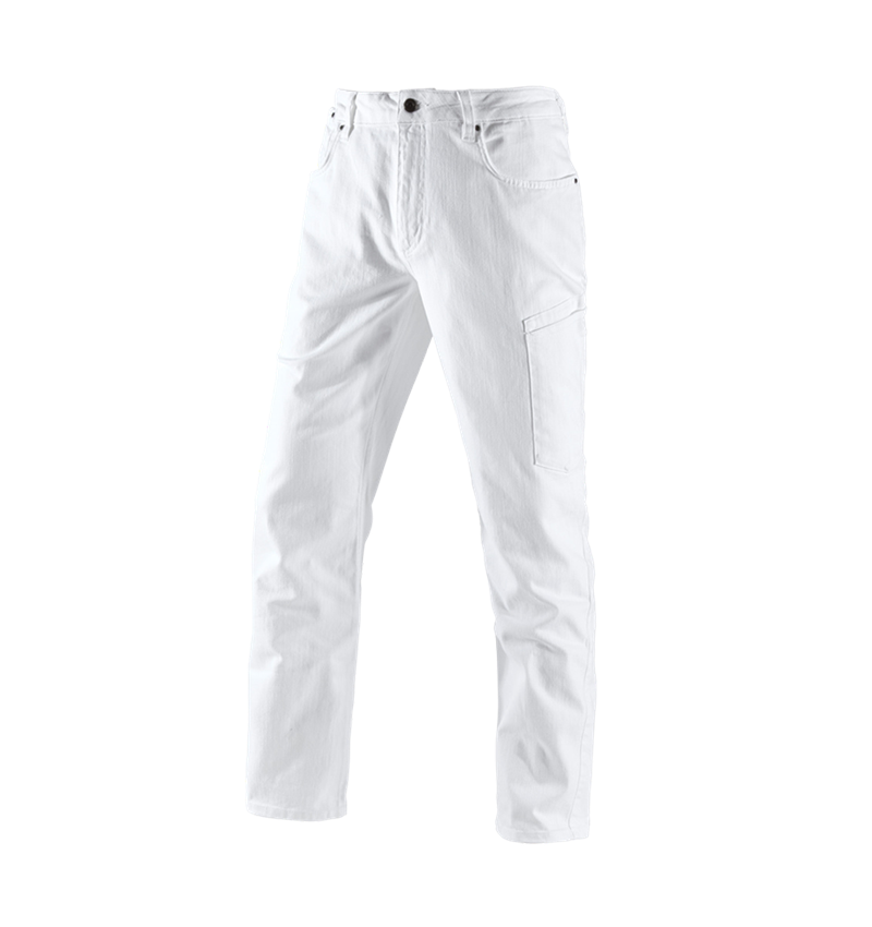 Pantaloni: e.s. 7-Pocket-Jeans + bianco 2