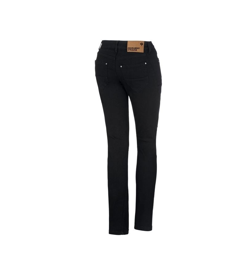 Pantaloni da lavoro: e.s. 7-Pocket-Jeans, donna + nero 4