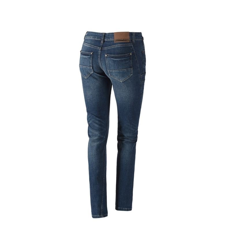Pantaloni da lavoro: e.s. 7-Pocket-Jeans, donna + stonewashed 7