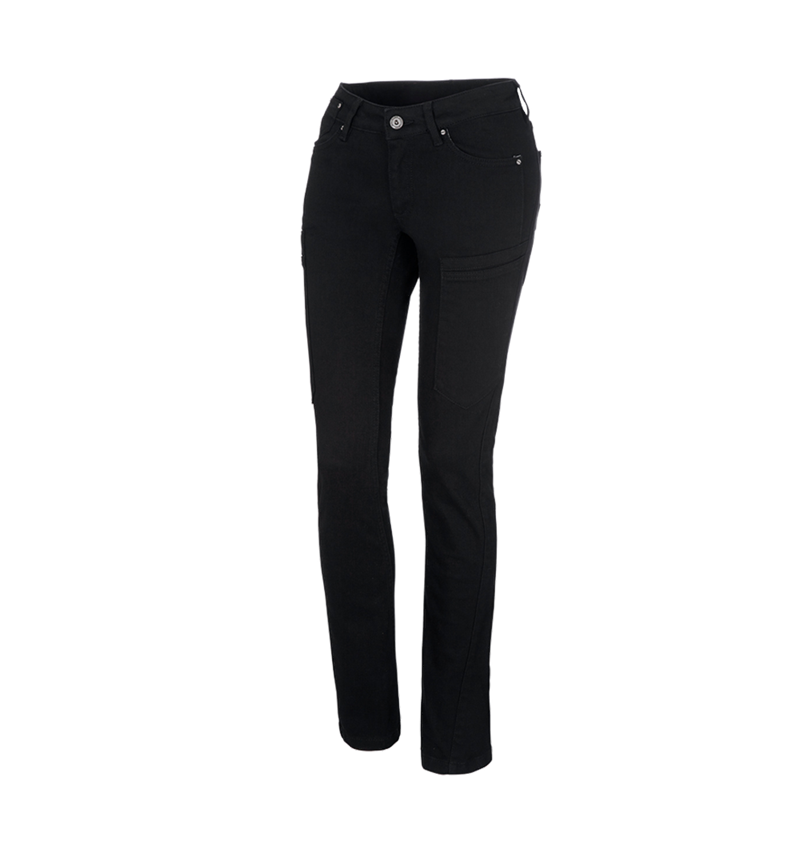 Pantaloni da lavoro: e.s. 7-Pocket-Jeans, donna + nero 3