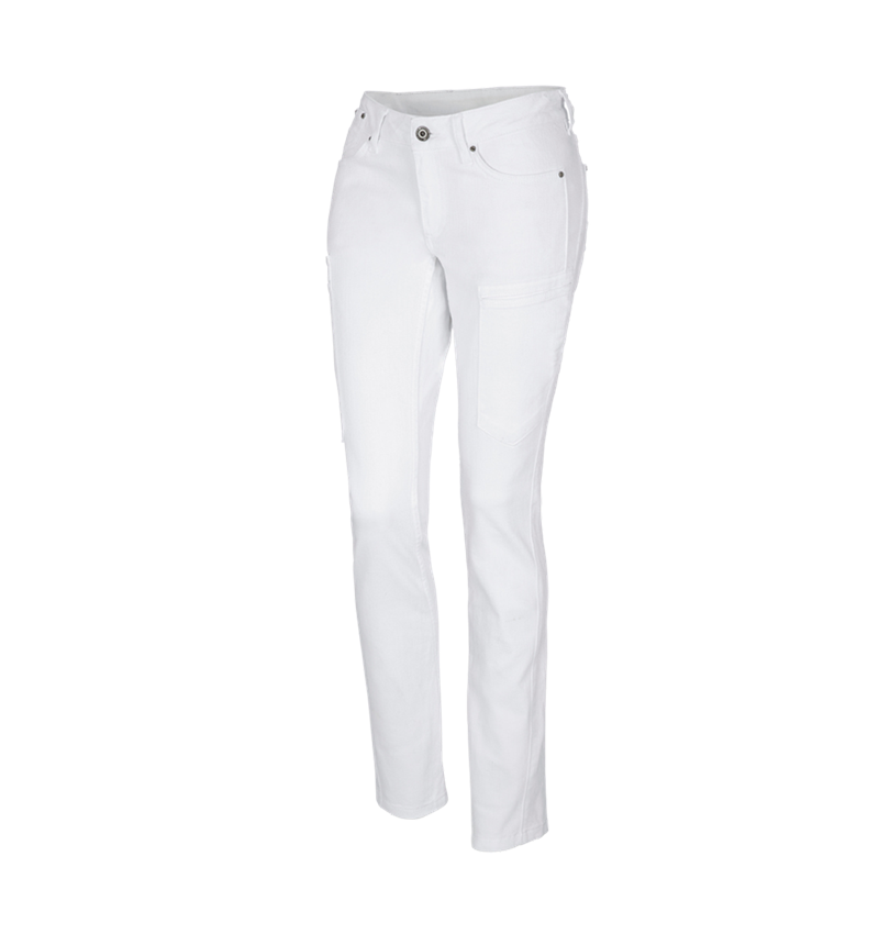 Themen: e.s. 7-Pocket-Jeans, Damen + weiß 4