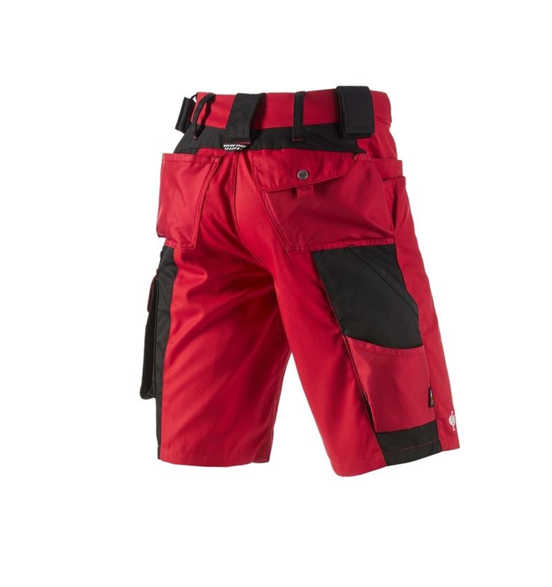Pantaloni: Short e.s.motion + rosso/nero 3