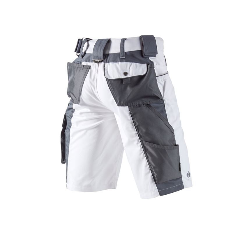 Pantaloni: Short e.s.motion + bianco/grigio 3