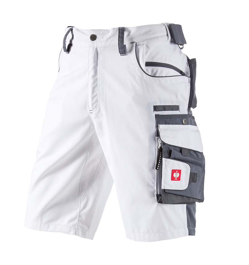 Pantaloni: Short e.s.motion + bianco/grigio 2