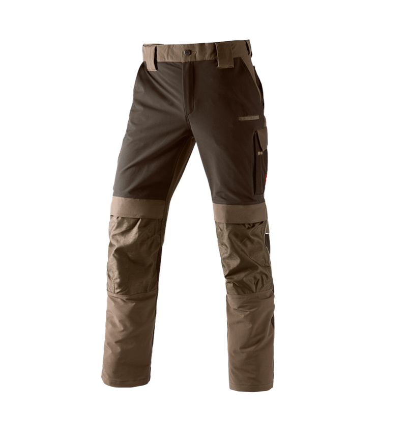 Pantaloni: Pantaloni funzionali e.s.dynashield + nocciola/castagna 1