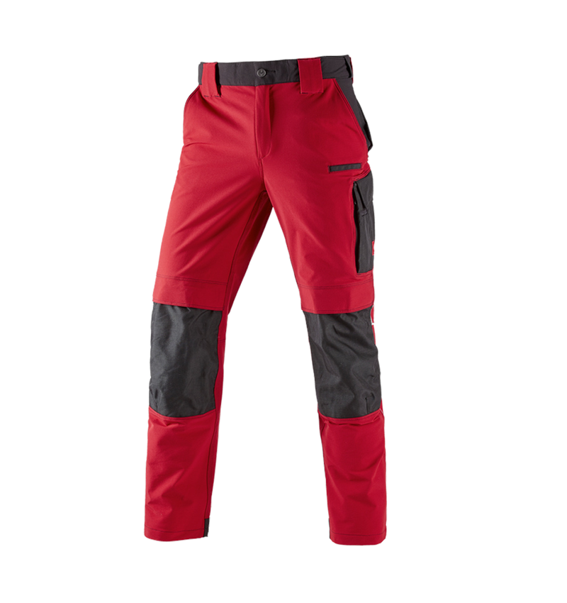 Installatori / Idraulici: Pantaloni funzionali e.s.dynashield + rosso fuoco/nero 2