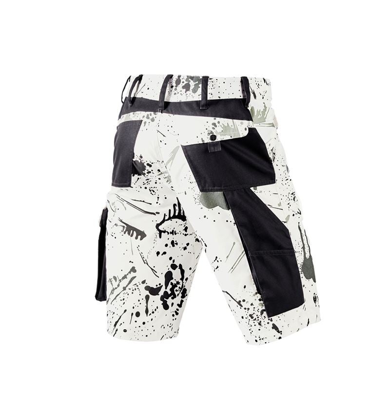 Pantaloni: e.s. shorts Painter + bianco/grafite 3