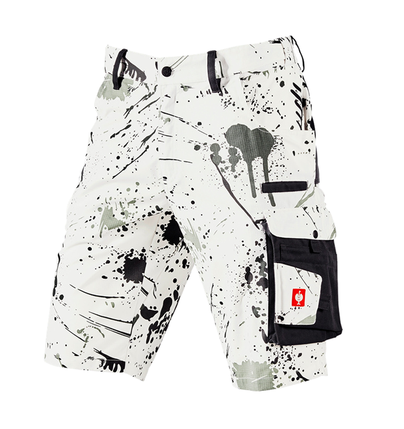 Pantaloni: e.s. shorts Painter + bianco/grafite 2