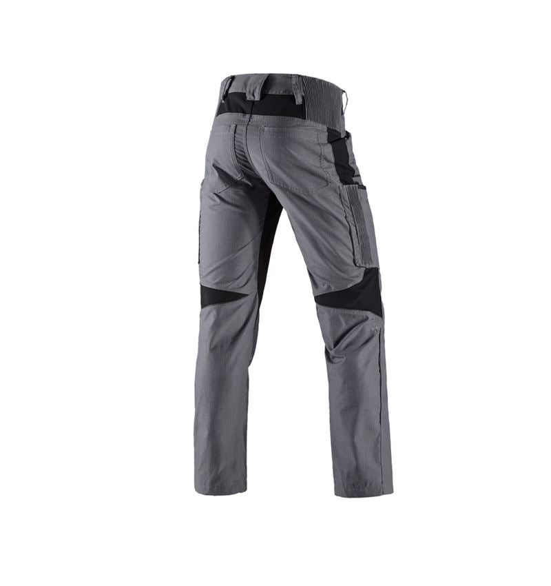 Pantaloni: Pantaloni cargo e.s.vision + cemento melange/nero 3