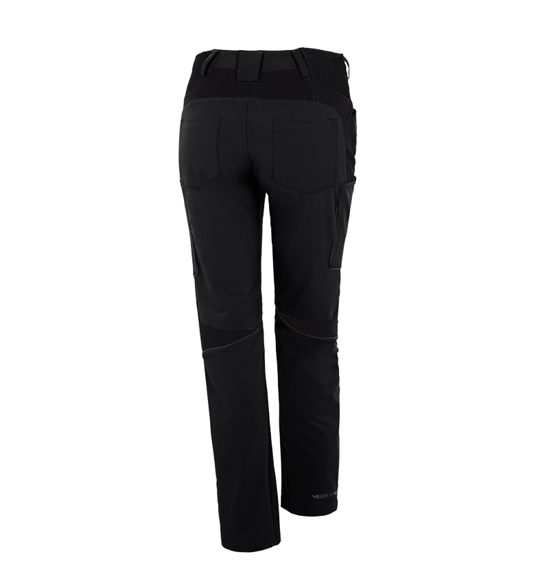 Pantaloni da lavoro: Pantaloni cargo invernali e.s.vision stretch,donna + nero 1