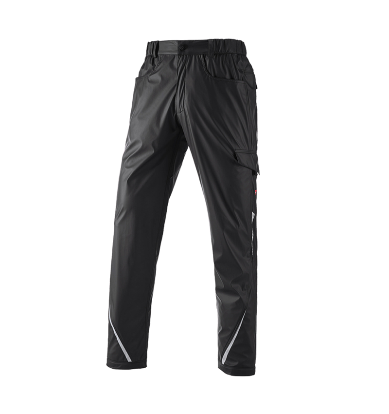 Pantaloni: Pantaloni antipioggia e.s.motion 2020 superflex + nero/platino 2