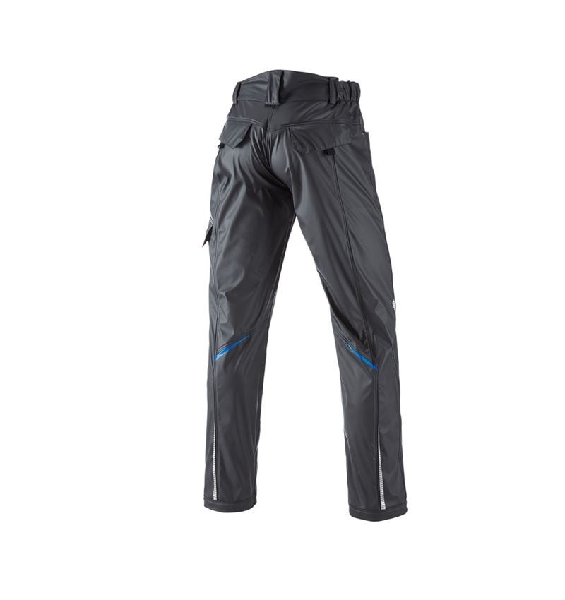 Pantaloni: Pantaloni antipioggia e.s.motion 2020 superflex + grafite/blu genziana 2