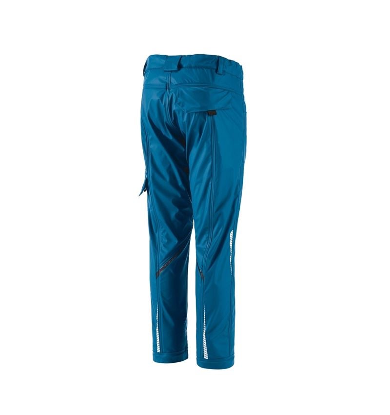 Pantaloni: Pant.antipioggia e.s.motion 2020 superflex,bambino + atollo/blu scuro 2