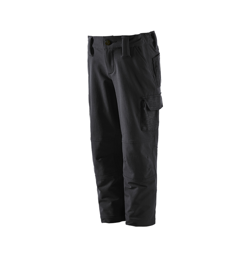 Pantaloni: Pantaloni cargo funz. e.s.dynashield solid,bambino + nero 2