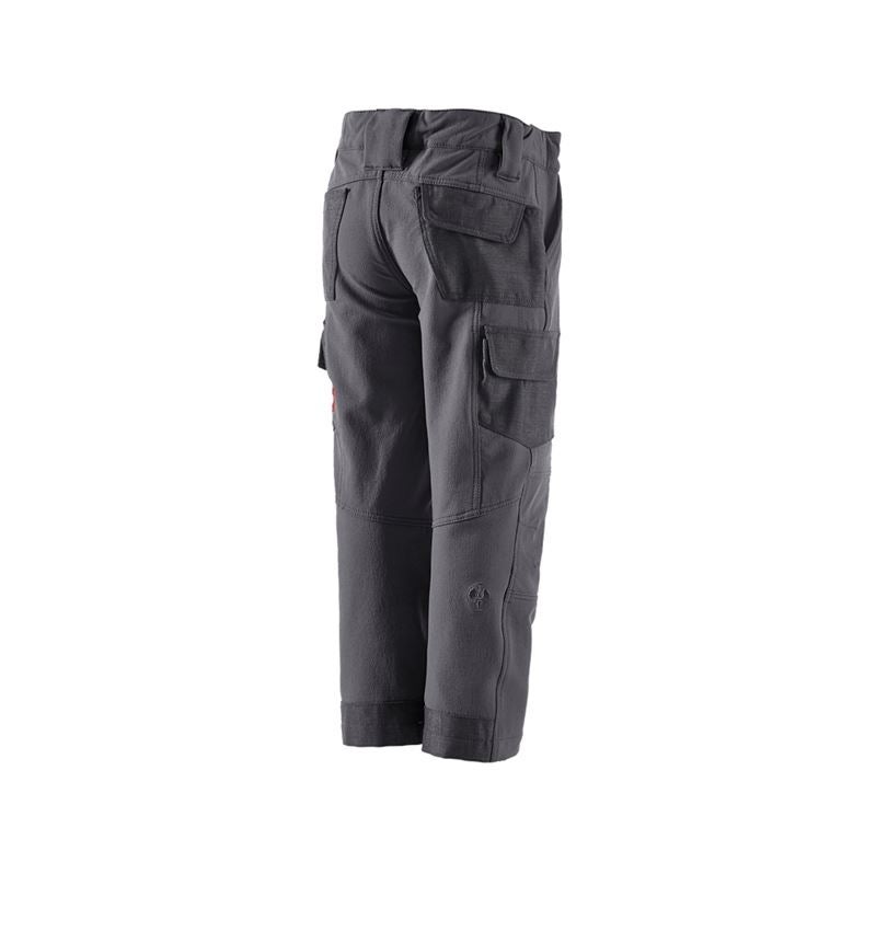 Pantaloni: Pantaloni cargo funz. e.s.dynashield solid,bambino + antracite  3