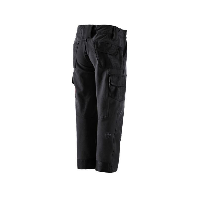 Pantaloni: Pantaloni cargo funz. e.s.dynashield solid,bambino + nero 3