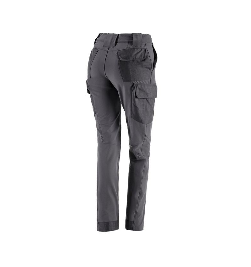 Temi: Pantaloni cargo funz. e.s.dynashield solid, donna + antracite  2