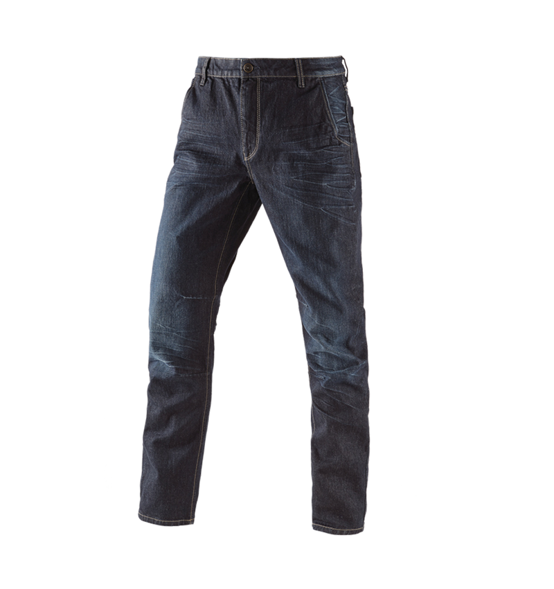 Pantaloni: e.s. 5-Pocket-Jeans POWERdenim + darkwashed 1