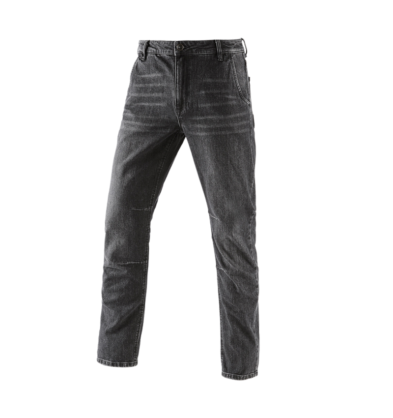 Pantaloni: e.s. 5-Pocket-Jeans POWERdenim + blackwashed 2