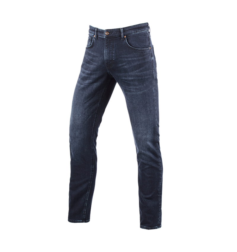 Pantaloni: e.s. 5-Pocket-Jeans Jog-Denim + darkwashed 1