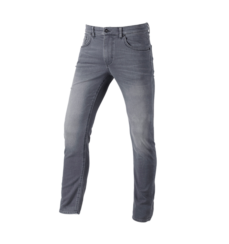 Pantaloni: e.s. 5-Pocket-Jeans Jog-Denim + greywashed 2