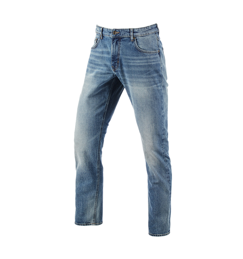 Pantaloni: e.s. 5-Pocket-Stretch-Jeans, straight + stonewashed 4