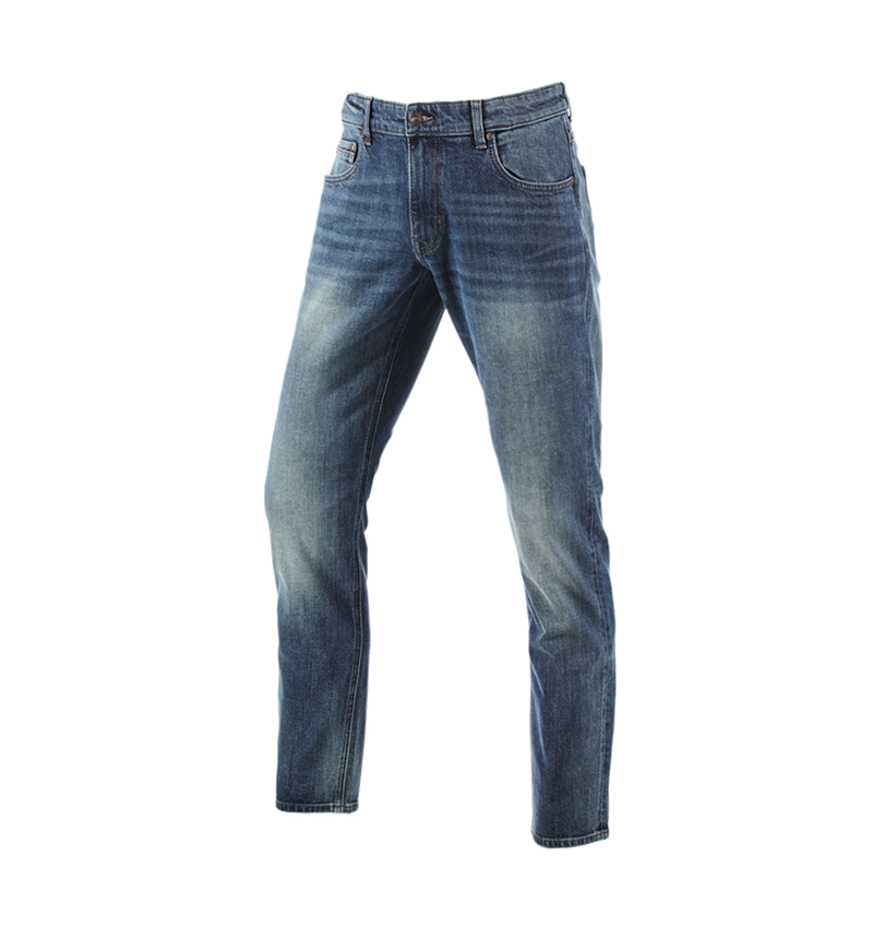 Temi: e.s. 5-Pocket-Stretch-Jeans, straight + mediumwashed 2