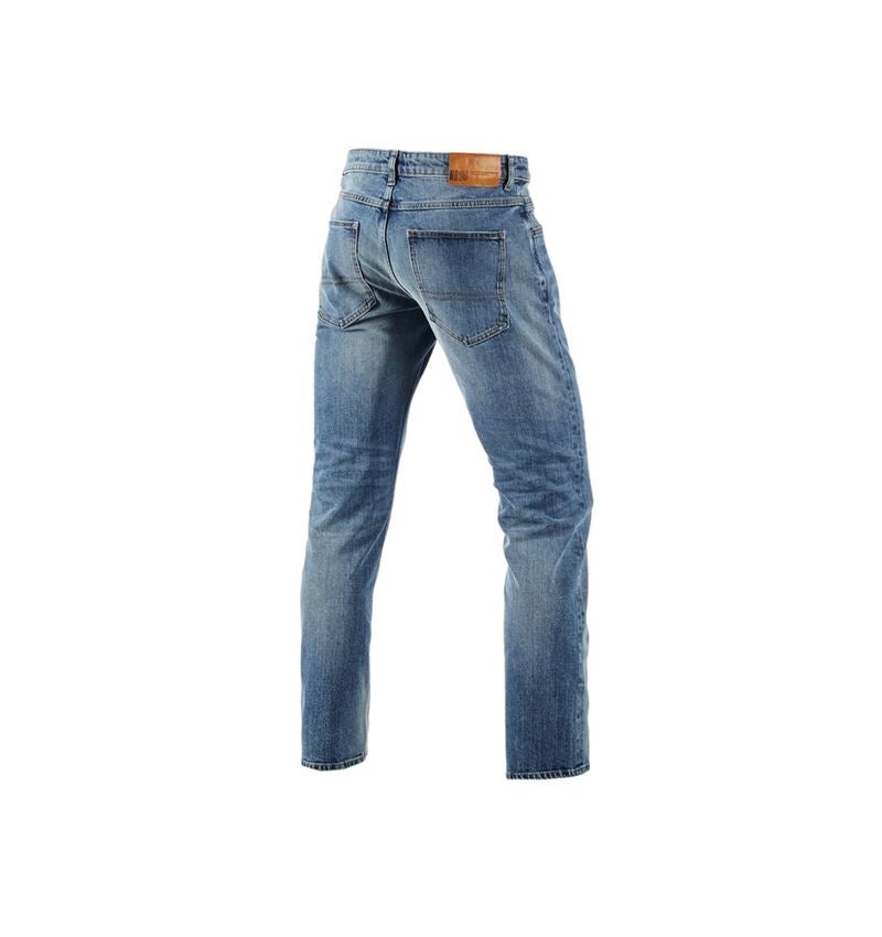 Pantaloni: e.s. 5-Pocket-Stretch-Jeans, straight + stonewashed 5