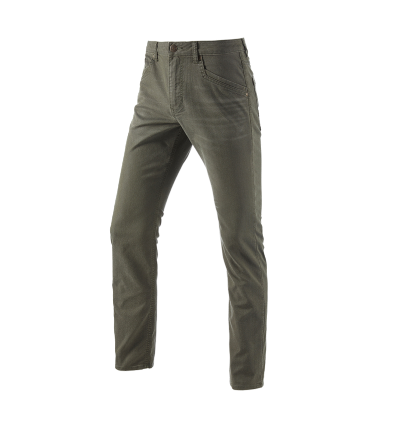 Pantaloni: Pantaloni 5-Pocket e.s.vintage + verde mimetico 2